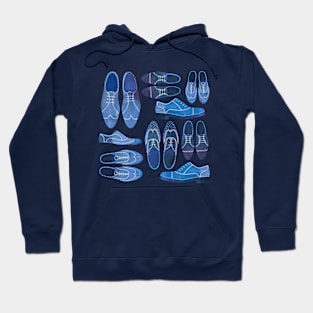 Blue Brogue Shoes Hoodie